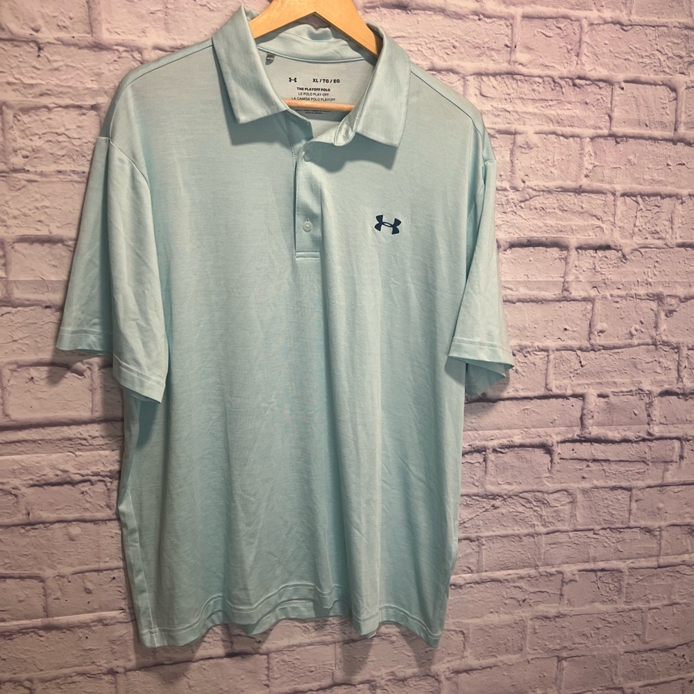 Under Armour XL Men's Mint Polo Shirt